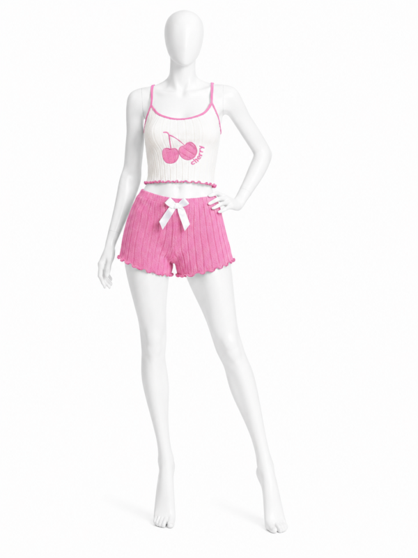 Pyjama Pink Cherry Love