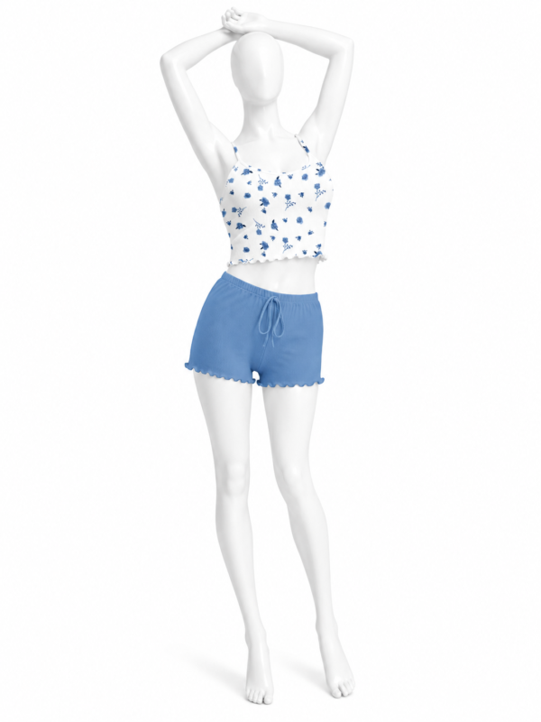 Pyjama Blue Floral Cozy Pyjama Blue Floral Cozy