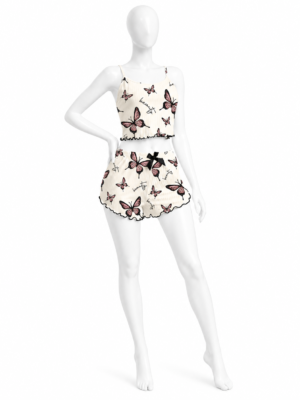 Ensemble Butterfly Beauty Blanc