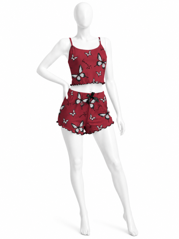 Pyjama Papillon Rouge Passion