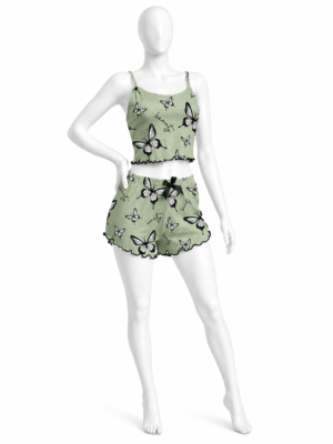 Pyjama Papillon Vert Menthe