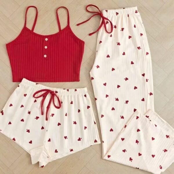 Pyjama Sweet Love 3 Pièces