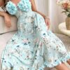 Robe Blue Blossom Dream
