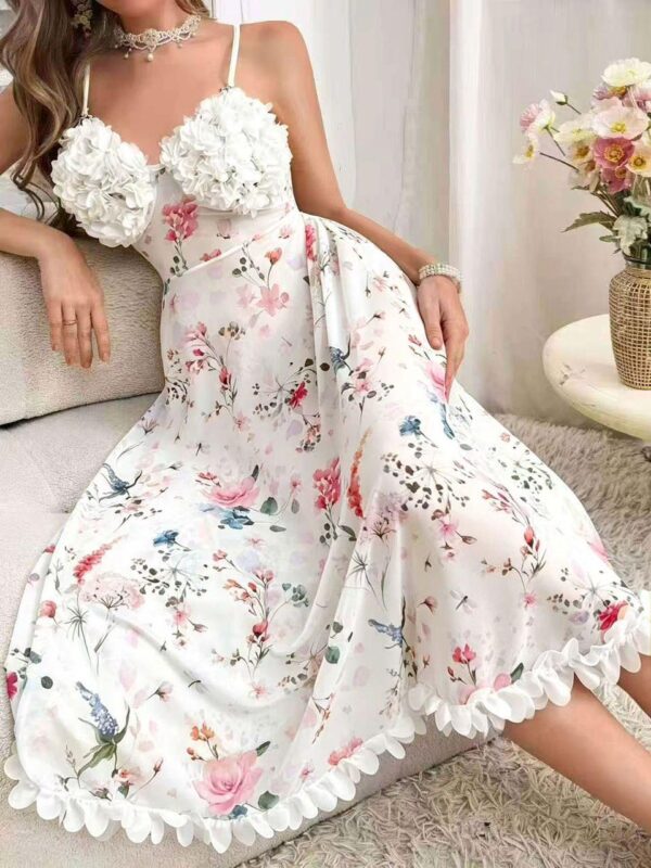 Robe Blanche Floral Dream Robe Blanche Floral Dream