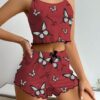 Pyjama Papillon Rouge Passion