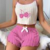 Pyjama Pink Cherry Love