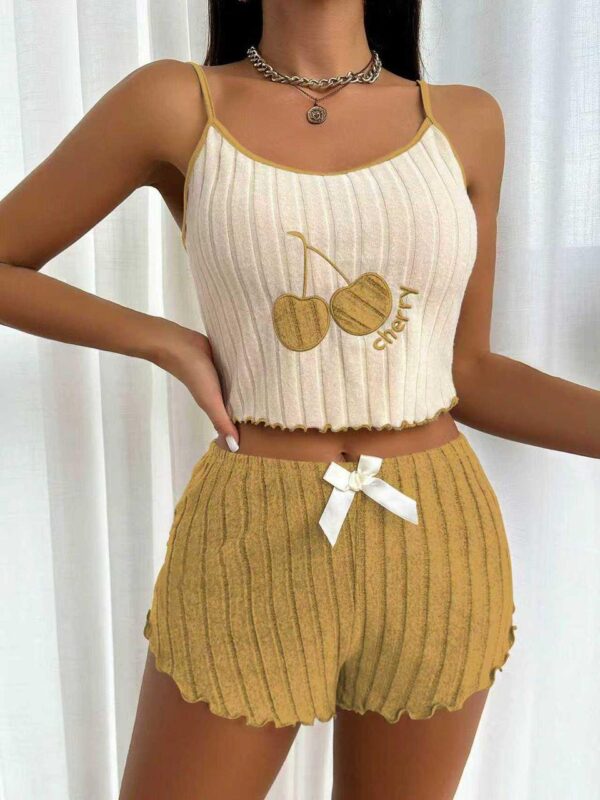 Pyjama Cherry Cozy 2 Pièces