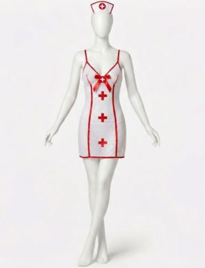 Lingerie Cosplay Infirmière Séduction – Robe Transparente de Jeu de Rôle Lingerie Cosplay Infirmière Séduction – Robe Transparente de Jeu de Rôle