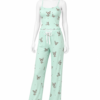 Pyjama Papillon Menthe – Ensemble 2 Pièces Douceur & Confort