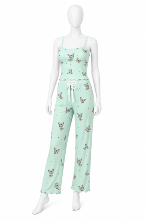 Pyjama Papillon Menthe – Ensemble 2 Pièces Douceur & Confort