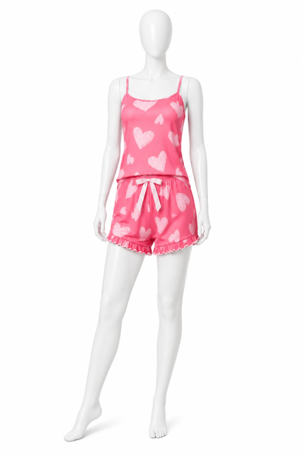 Pyjama Sweet Hearts – Ensemble 2 Pièces Débardeur & Short