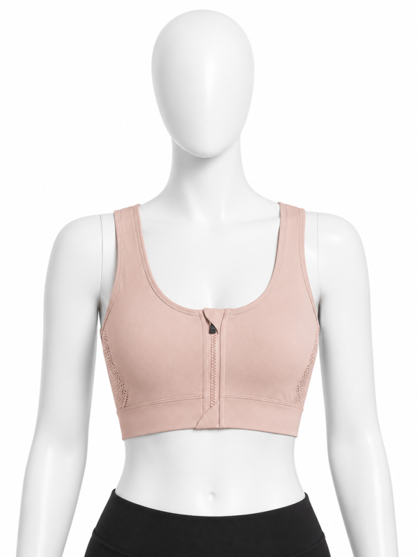 Brassière de Maintien Femme avec Fermeture Zippée – Nude