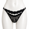 String en Dentelle Élégante – Noir