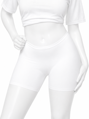 Boxer Invisible Femme – Blanc Boxer Invisible Femme – Blanc