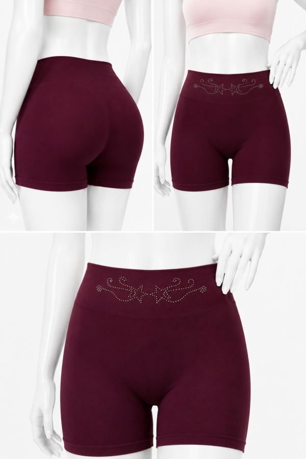 Boxer Coton Invisible Femme – Bordeaux