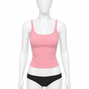 Débardeur Côtelé Femme Premium – Rose