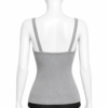 Débardeur Côtelé Femme Premium – Gris