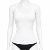 Débardeur Côtelé Femme Premium – Blanc