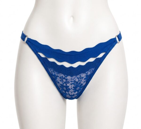 String en Dentelle Élégante – Bleu Royal