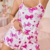 Pyjama Bow Bliss – Ensemble 2 Pièces Débardeur & Short
