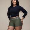 Boxer Invisible Victoria's Secret Femme – Vert Olive
