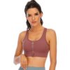 Brassière de Maintien Femme avec Fermeture Zippée – Rose Mauve