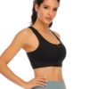 Brassière de Maintien Femme avec Fermeture Zippée – Noir