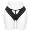 Slip Femme en Dentelle Élégance – Noir