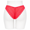 Slip Femme en Dentelle Élégance – Rouge Passion