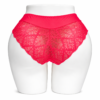 Slip Femme Invisible en Coton & Dentelle Rouge Fuchsia Slip Femme Invisible en Coton & Dentelle Rouge Fuchsia