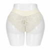 Slip Femme Invisible en Coton & Dentelle Ivoire