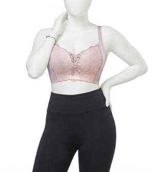 Soutien-Gorge Femme Dentelle Rose Poudré