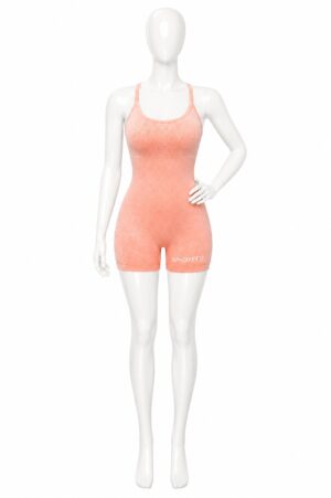 Combinaison Sport Sculptante Femme – Corail
