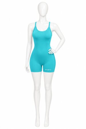 Combinaison Sport Sculptante Femme – Turquoise