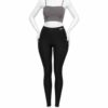 Crop Top Femme à Bretelles avec Lacets-Gris
