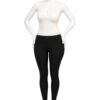 Body Côtelé Sans Manches Femme – Blanc