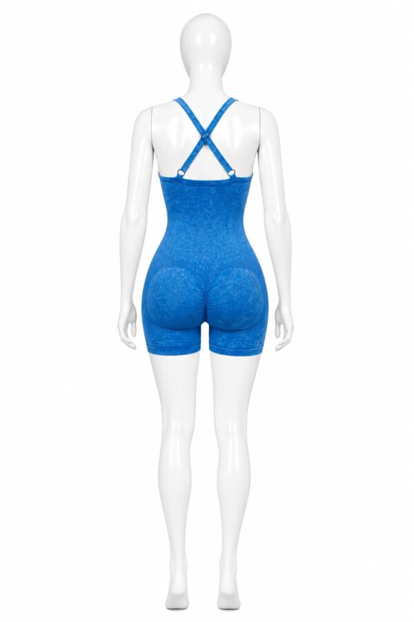 Combinaison Sport Sculptante Femme – Bleu Océan Combinaison Sport Sculptante Femme – Bleu Océan