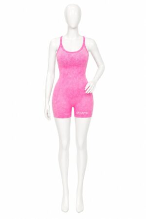 Combinaison Sport Sculptante Femme – Rose