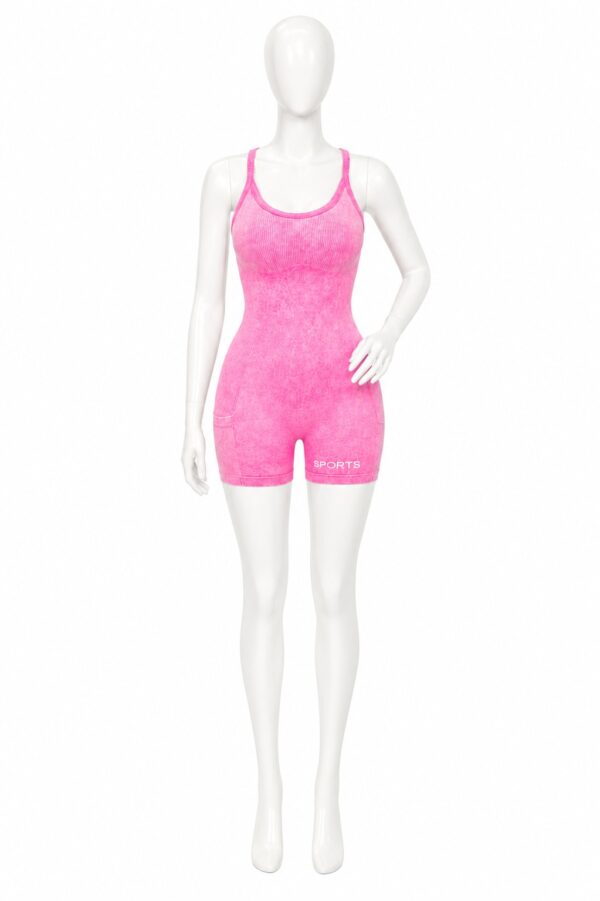 Combinaison Sport Sculptante Femme – Rose