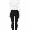 Body Côtelé Sans Manches Femme – Blanc
