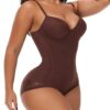 Body Cacao – Body Femme Marron avec Dentelle