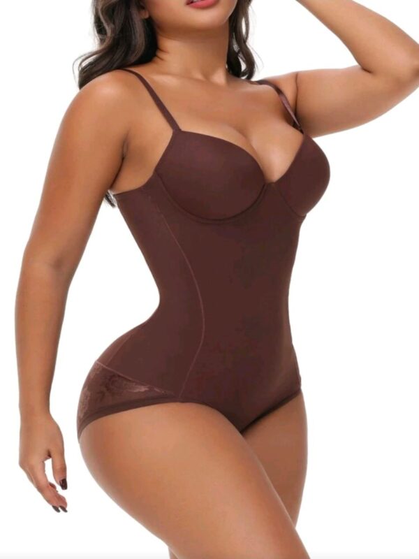 Body Cacao – Body Femme Marron avec Dentelle