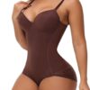Body Cacao – Body Femme Marron avec Dentelle