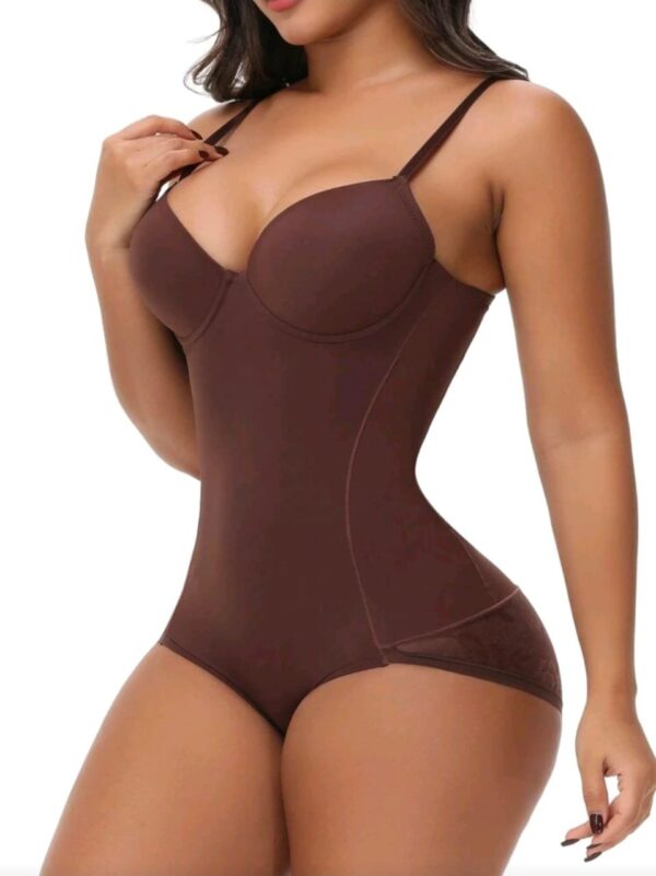 Body Cacao – Body Femme Marron avec Dentelle