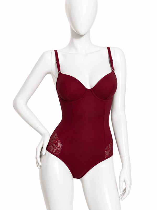 Body Éclat Bordeaux– avec Dentelle