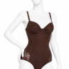 Body Cacao – Body Femme Marron avec Dentelle