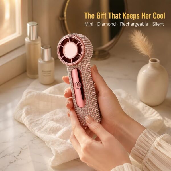 X100 Diamond Mini Fan R – Ventilateur portable rechargeable