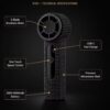 X100 Diamond Mini Fan – Ventilateur portable rechargeable