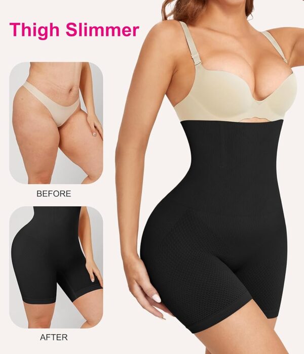 Short Gainant Femme Taille Haute Sans Couture – Effet Ventre Plat & Silhouette Sculptée
